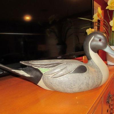 Duck decoy from big sky carvers- signed
