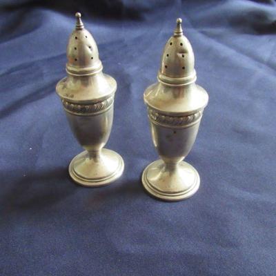 Sterling salt and pepper shakers- sterling items will not be discounted