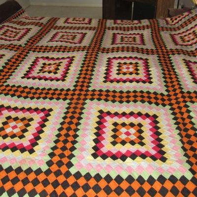Hand quilted quilt