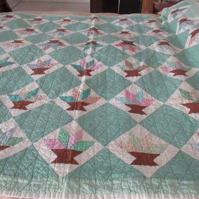 Hand quilted quilt