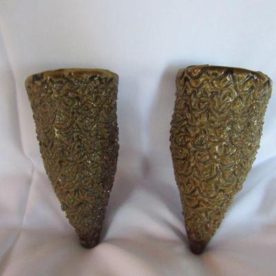 Evans pottery wall pockets - All Evans pottery will not be discounted.  We will take offers on any remaining pieces on Sunday