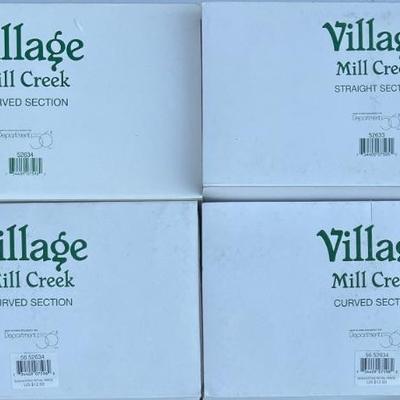 Department 56 Village Mill Creek Straight And Curved Sections