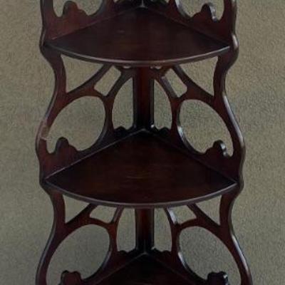 52" 5 Tier Corner Shelf (as Is)
