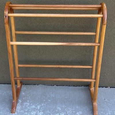 Oak 29.5" Blanket Rack 