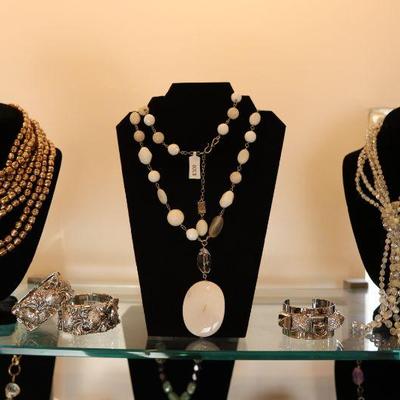 Women's vintage costume jewelry