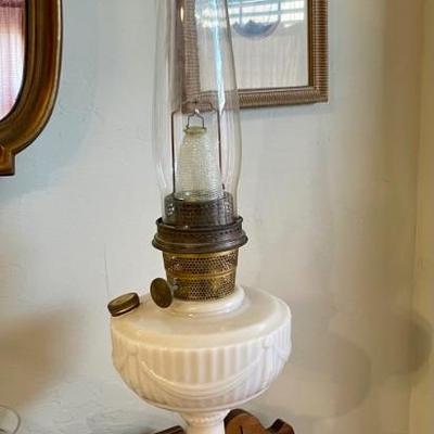 Antique oil lantern