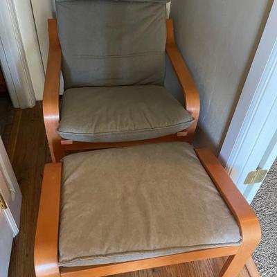 Idea chair and ottoman 