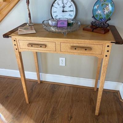 Hand made inlaid table 