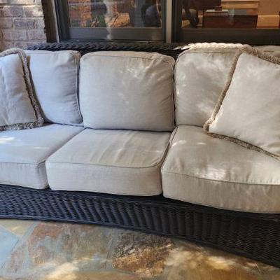 Patio Furniture Sofa - 79" Width (Length) X 36" Depth X 38" Height