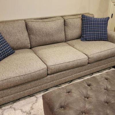 Fabric Sofa (Excellent condition) - 94" Width X 39" Depth X 36" Height