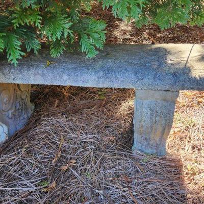 Concrete Outdoor Bench/Patio 