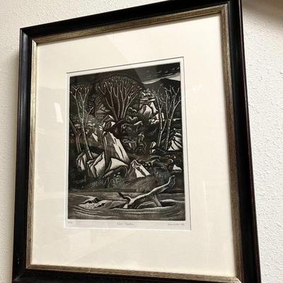 Jay J McVicker, Etching