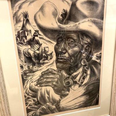 Charles Banks Wilson Lithograph