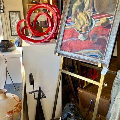 David Anderson Sculpture and Catherine Burns Still life