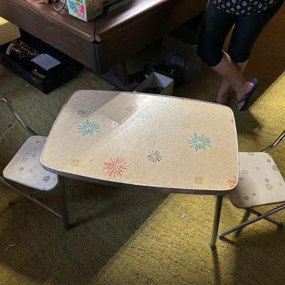 Childrens Mid Mod play table 