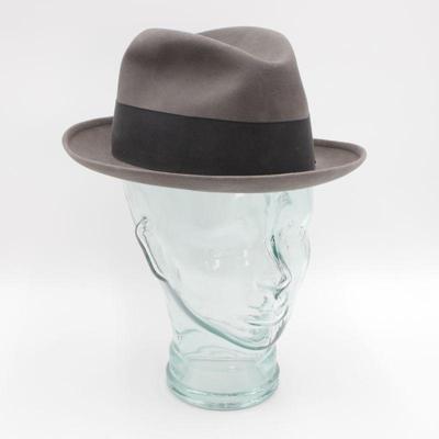 Vintage Dobbs New York Fifth Avenue Gray Fur Felt Fedora
