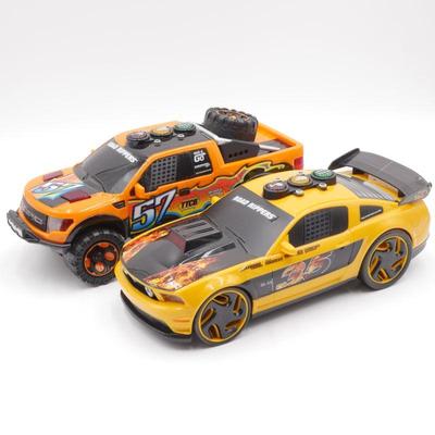 Lot of 2 Toy State Road Rippers Come-Back Racers