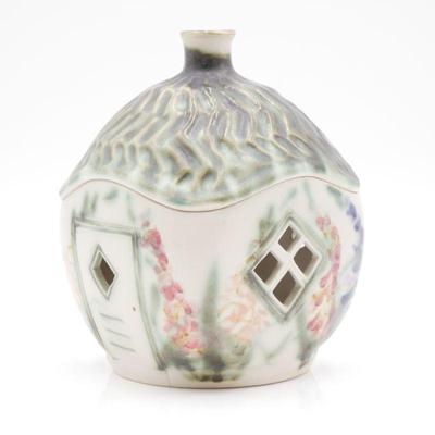 Clouds Folsom Pottery Garlic Keeper