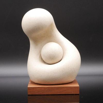 1963 Alva Studios Replica Walter Hannula "Mother & Child" Sculpture