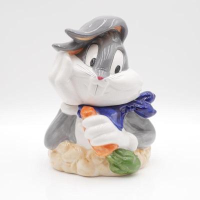 Vintage Looney Tunes Bugs Bunny Ceramic Cookie Jar, Warner Bros. 1993