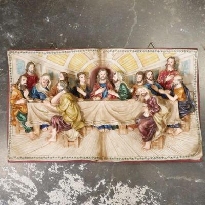 Large "The Last Supper" 3D Wall Sculpture