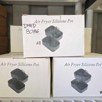 #8086 • NEW!!! (11) Boxes of 2 Packs Air Fryer Silicone Pot