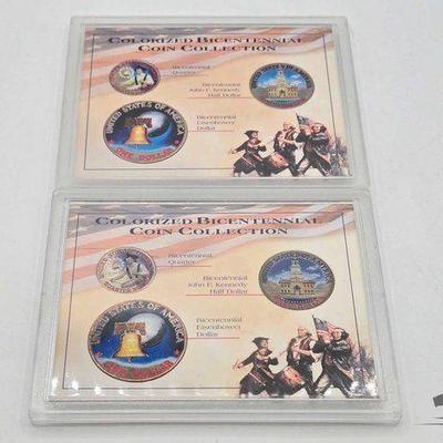 #1576 • (2) 1776-1976 Colorized Bicentennial  Collection