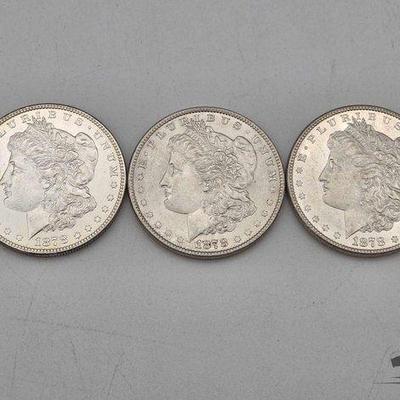 #1322 • (3) 1878-P Morgan