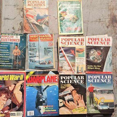 #8204 • Collection of Science, Electronics, Mechanics, WW Magazines