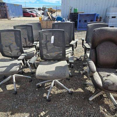 #80622 • 9 Office Chairs