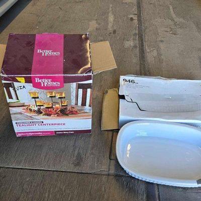 #3020 • Tealight Centerpiece and Casserole Bowl