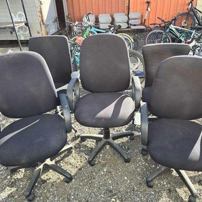 #90052 • 5 Office Chairs