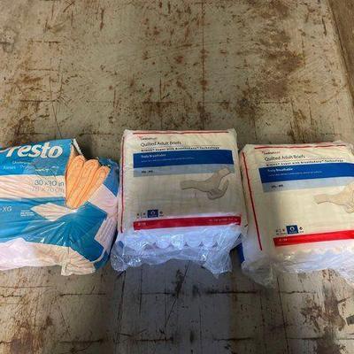 #8014 • (3) Packs of Adult Briefs