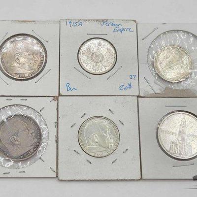 #1708 • (6) German Coins