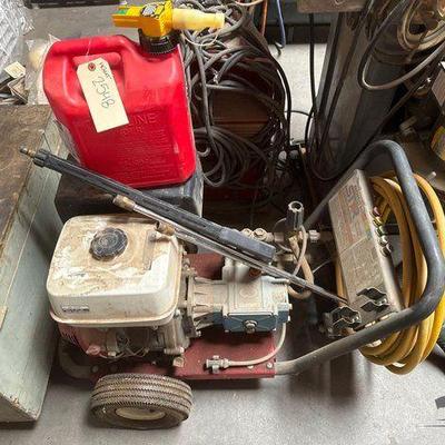 #2548 • Gas Can, Pressure Washer and Hose