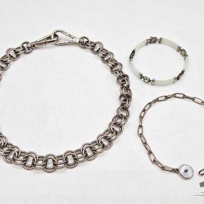 #1110 • (2) Chains and (1) Bracelet
