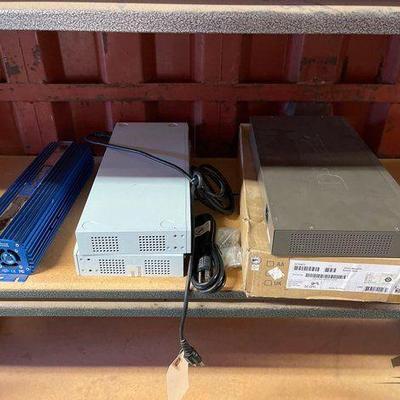 #8012 • Amplifier and (3) 3com Baseline Switches