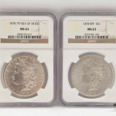 #1348 • (2) 1878-P