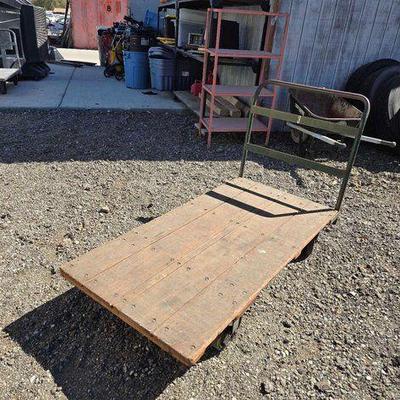 #90038 • Wooden Push Cart