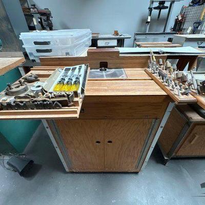 #2534 • Drill Table, Drill Bits, Saws, Chisels and More