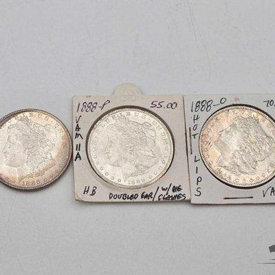 #1324 • (3) 1886-1888 Morgan