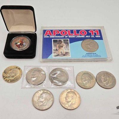 #1524 • (9) Eisenhower Dollar