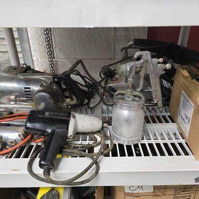 #2184 • Craftsman Sander/Polisher, Rockwell Belt Sander, Black & Decker Jigsaw, Porter Cable Belt Sander