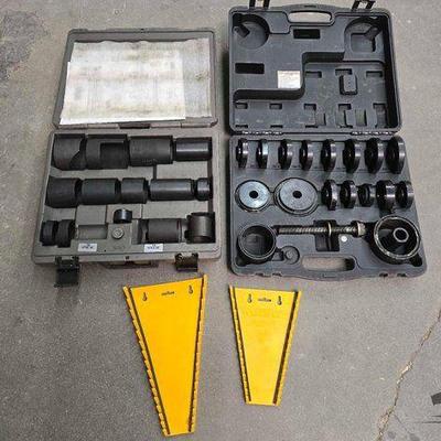 #2126 • Ball Joint Adapter Set, Front Wheel Bearing Adapters, and (2) Wrench Racks