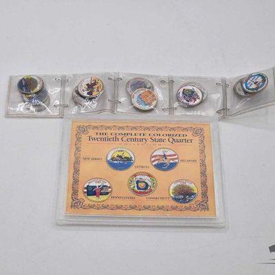 #1530 • (20) 1999-2001 Twentieth Century State qtr Colorized