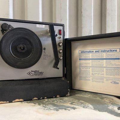 #8106 • Hamilton Electronics Corporation Turntable
