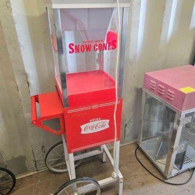 #4684 • Coca-Cola Snow Cone Machine On Wheels