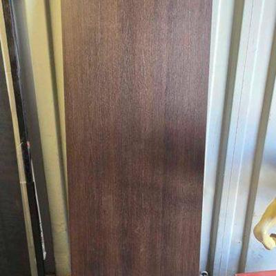 #8222 • Solid Wood Piece Dark Brown