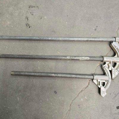#2122 • (3) Gardner Pipe Conduit Benders