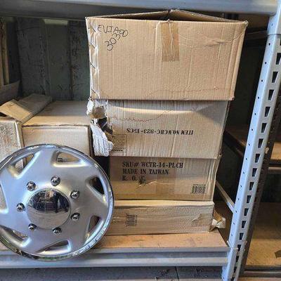 #3038 • (6) Boxes of Wheel Covers